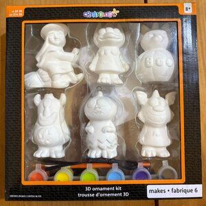 Creatology Painting Halloween Characters Ornaments Set for Kids and Adults
